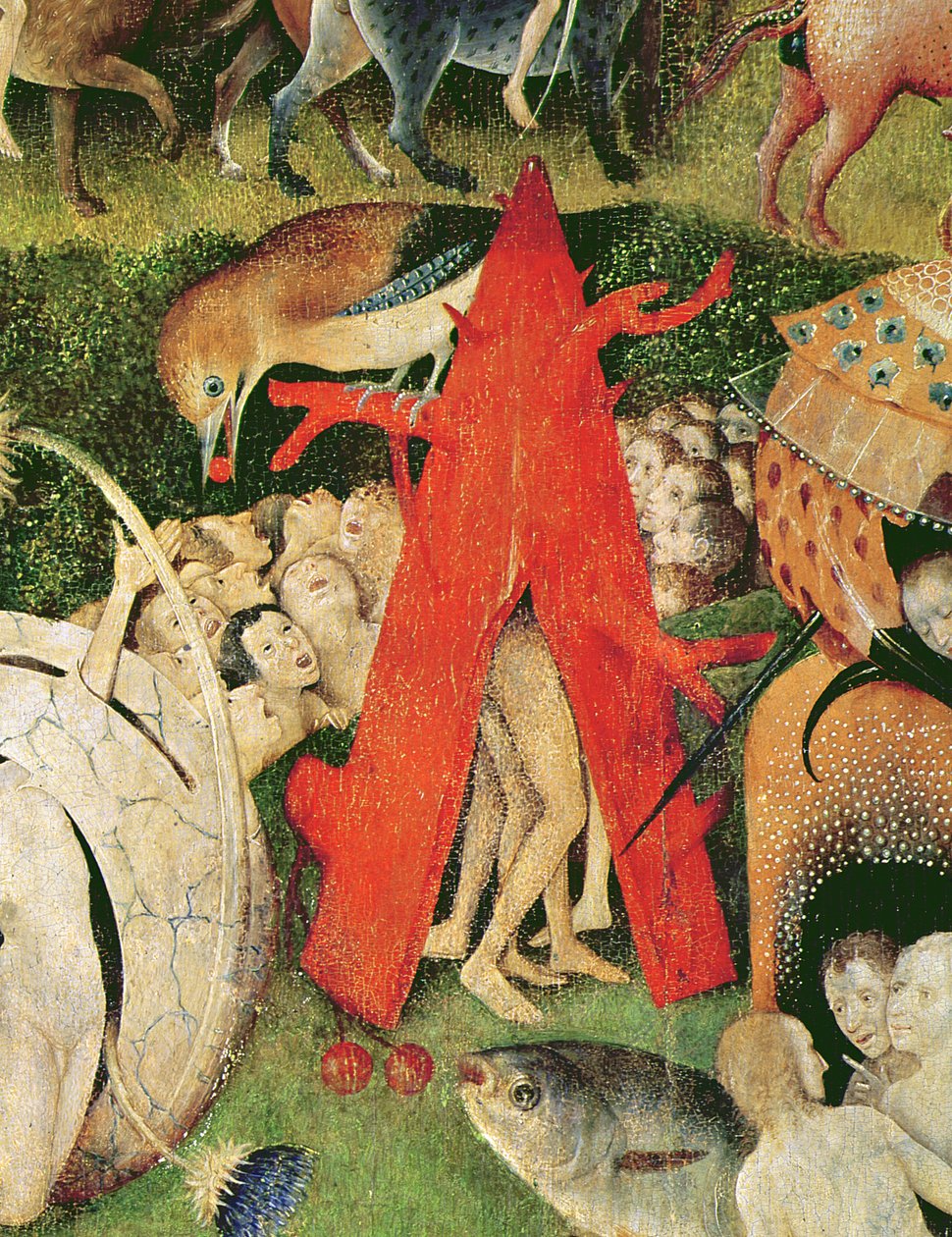 A Földi örömök kertje, 1500 körül (3425 részlet) alkotó: Hieronymus Bosch
