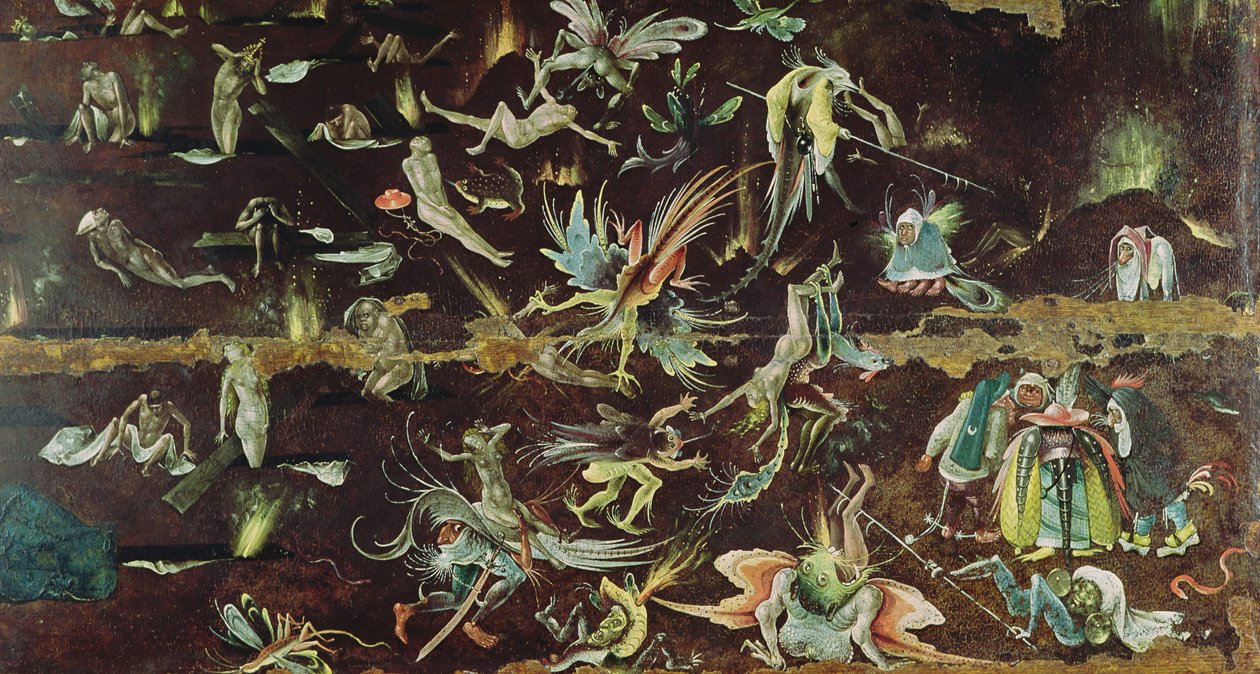 Az utolsó ítélet, 1504 körül (részlet) alkotó: Hieronymus Bosch