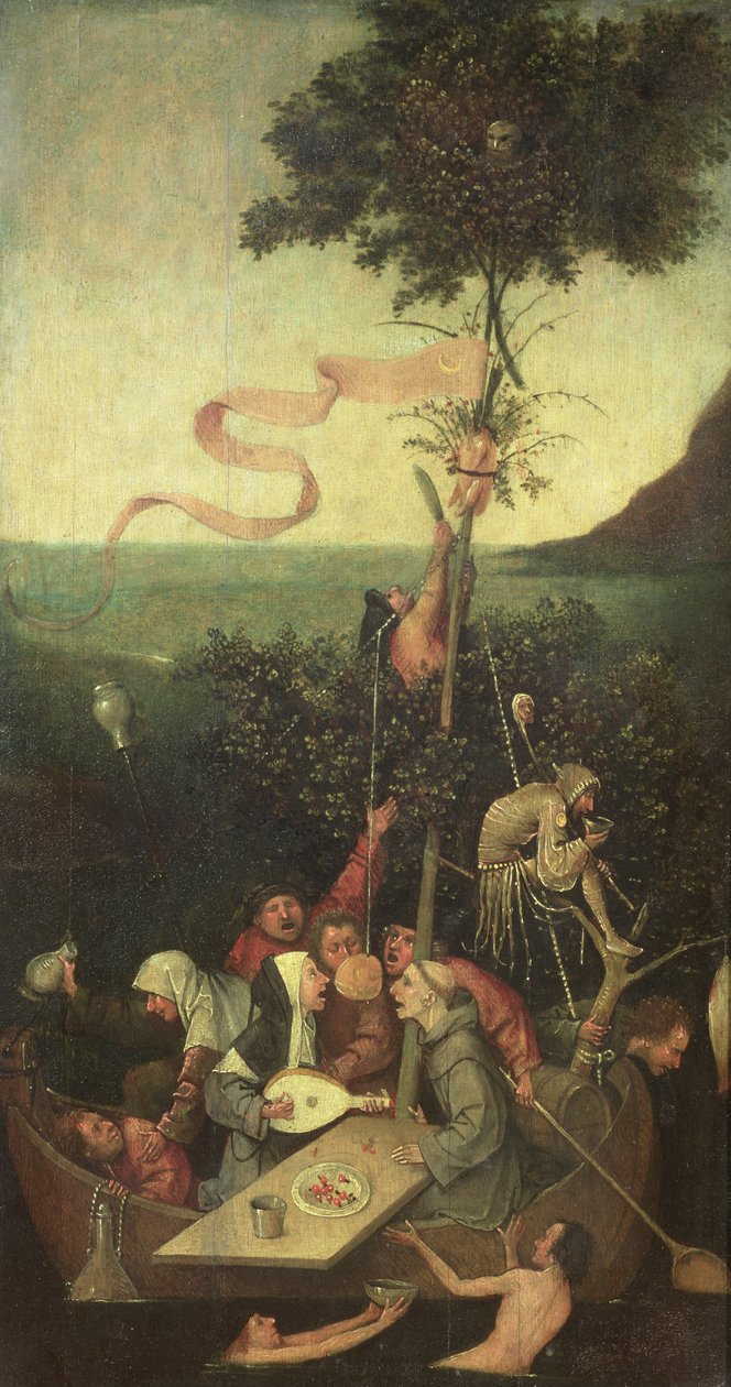 A Bolondok Hajója, 1500 körül alkotó: Hieronymus Bosch