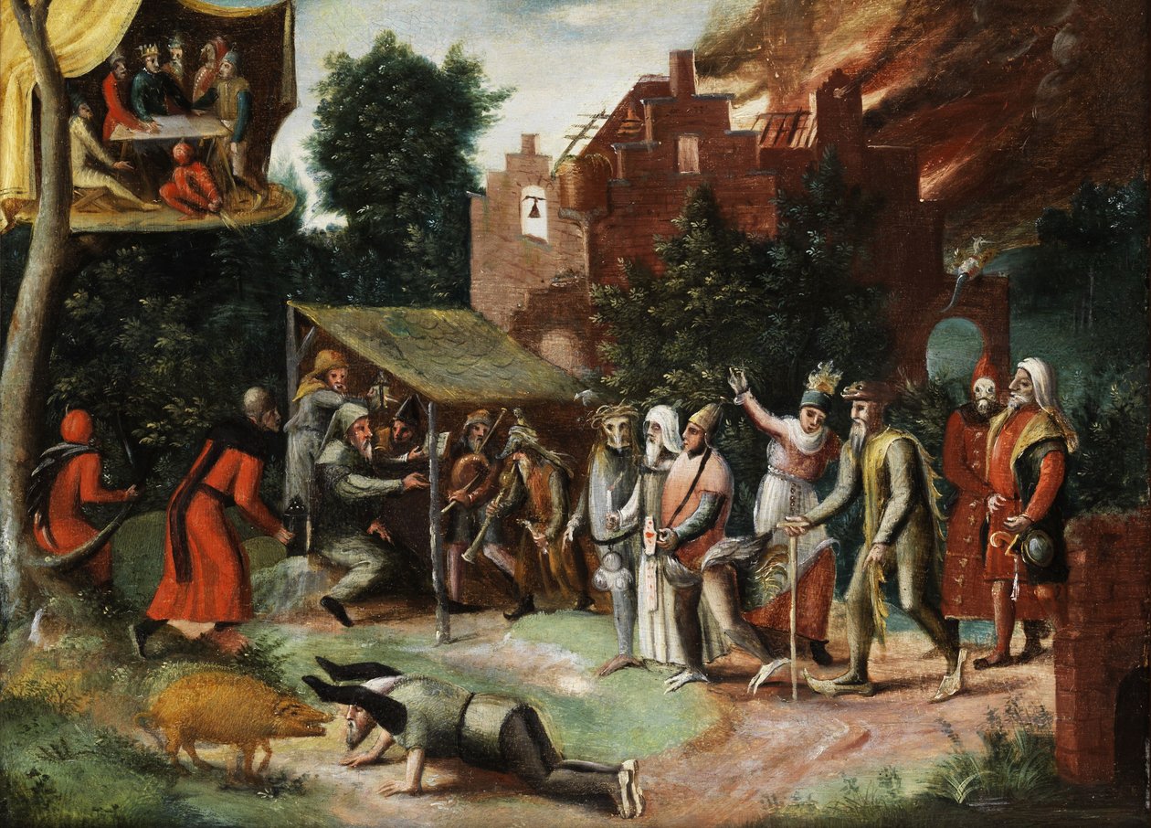 Szent Antal kísértése alkotó: Hieronymus Bosch