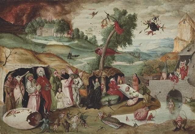 Szent Antal kísértése alkotó: Hieronymus Bosch