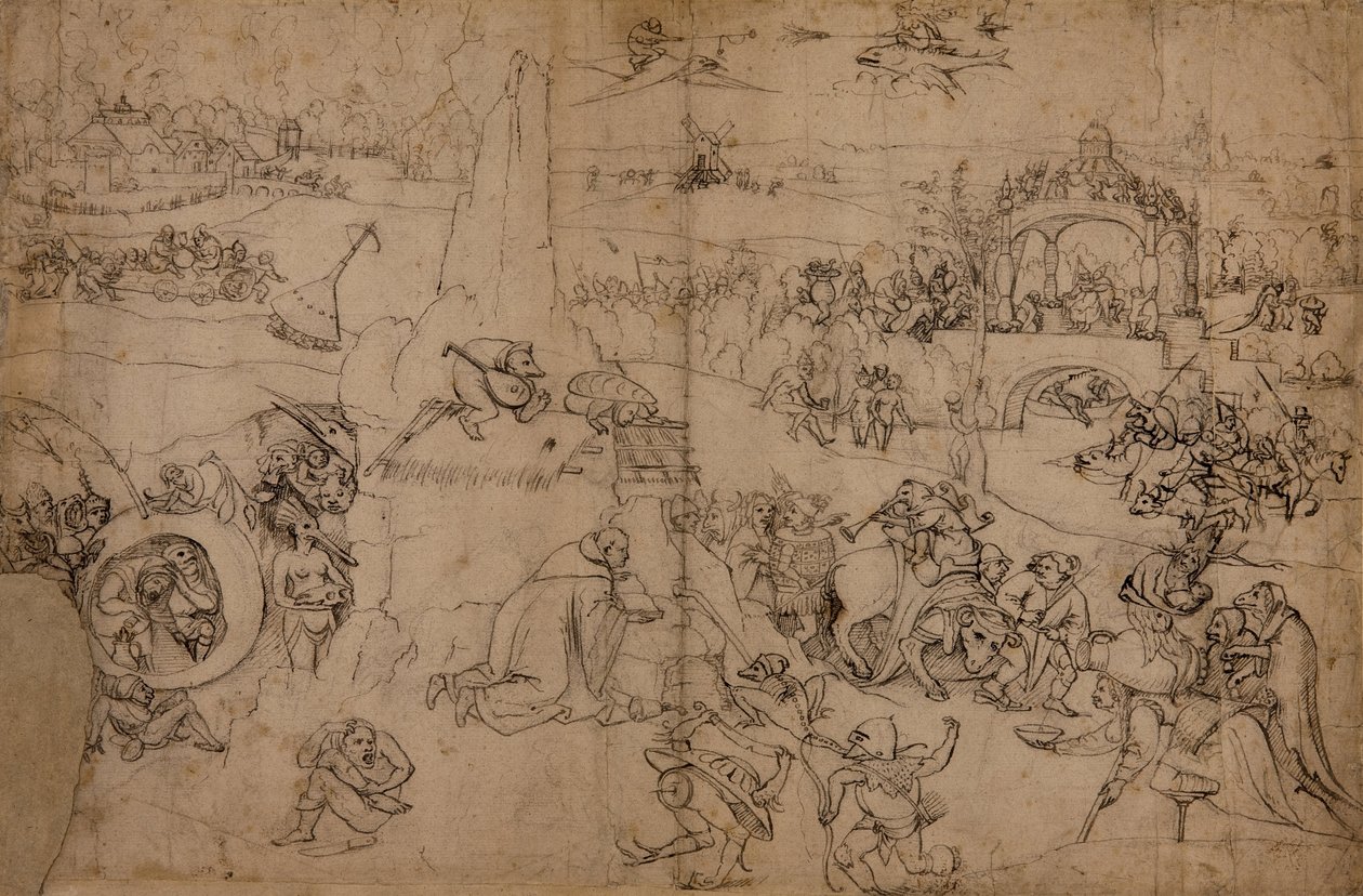 Szent Antal kísértése alkotó: Hieronymus Bosch