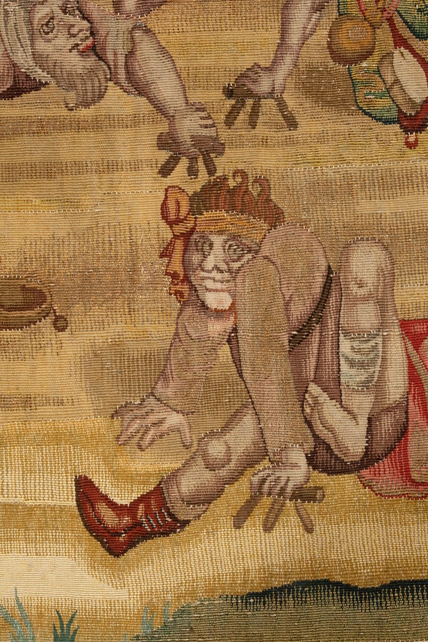 Hieronymus Bosch munkái által ihletett kárpit, 1560 körül (arany, ezüst, selyem és gyapjú) alkotó: Hieronymus (after) Bosch