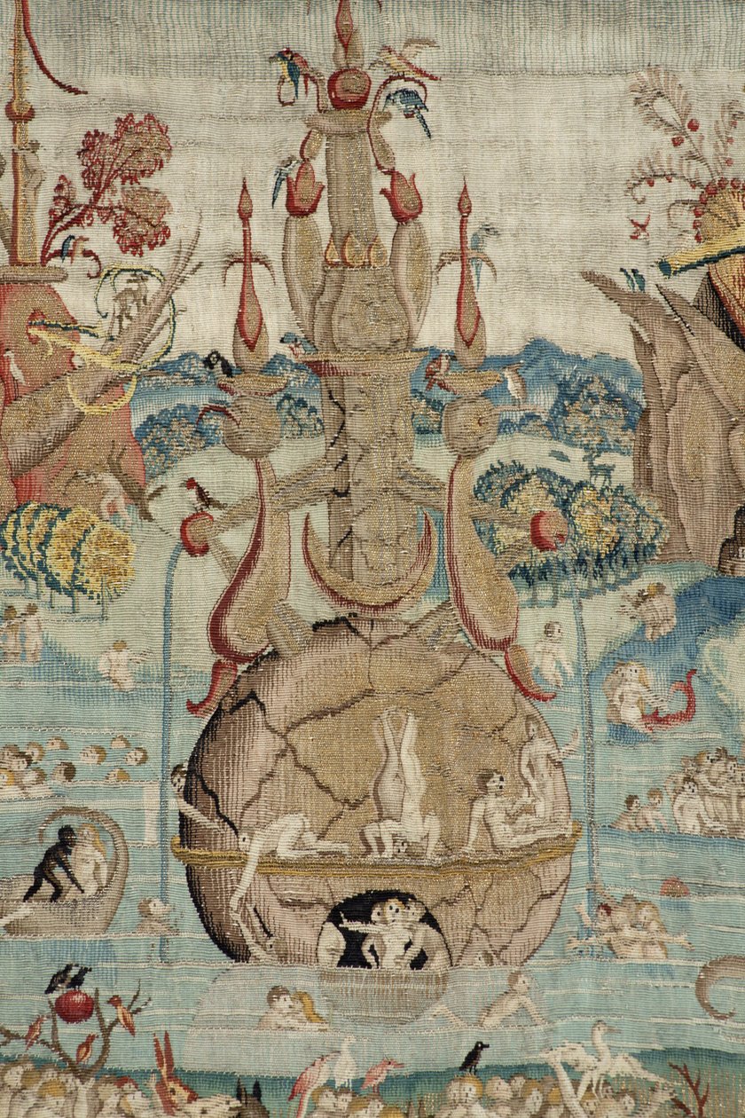A földi gyönyörök kertje. kb. 1560 (szőttes) alkotó: Hieronymus (after) Bosch