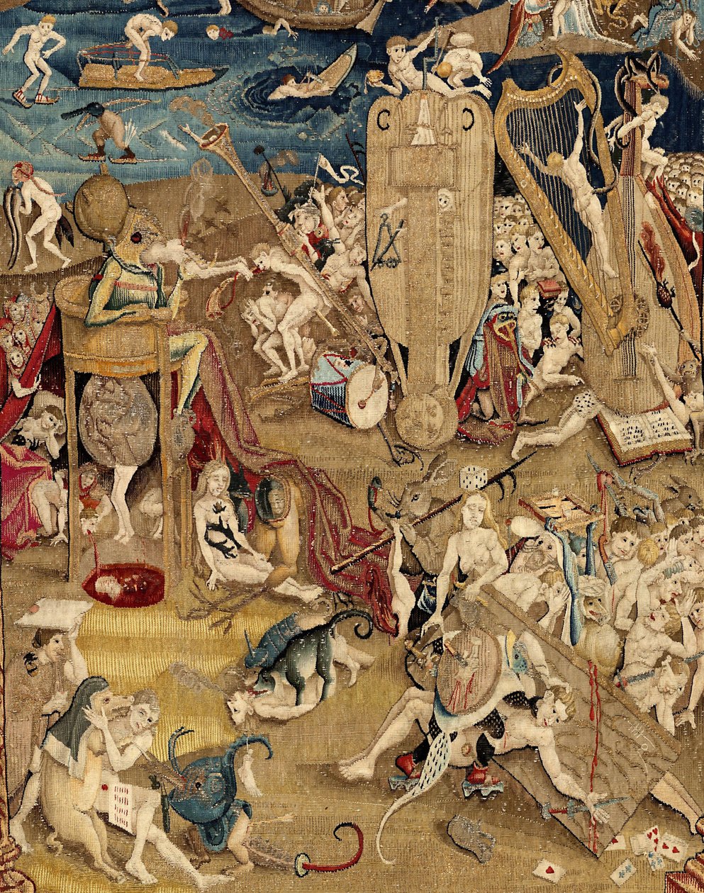 A földi gyönyörök kertje. kb. 1560 (szőttes) alkotó: Hieronymus (after) Bosch