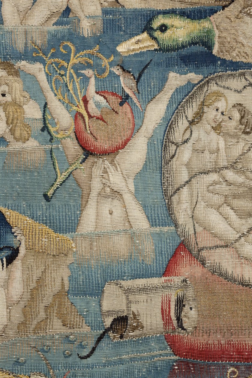 A földi gyönyörök kertje. kb. 1560 (szőttes) alkotó: Hieronymus (after) Bosch