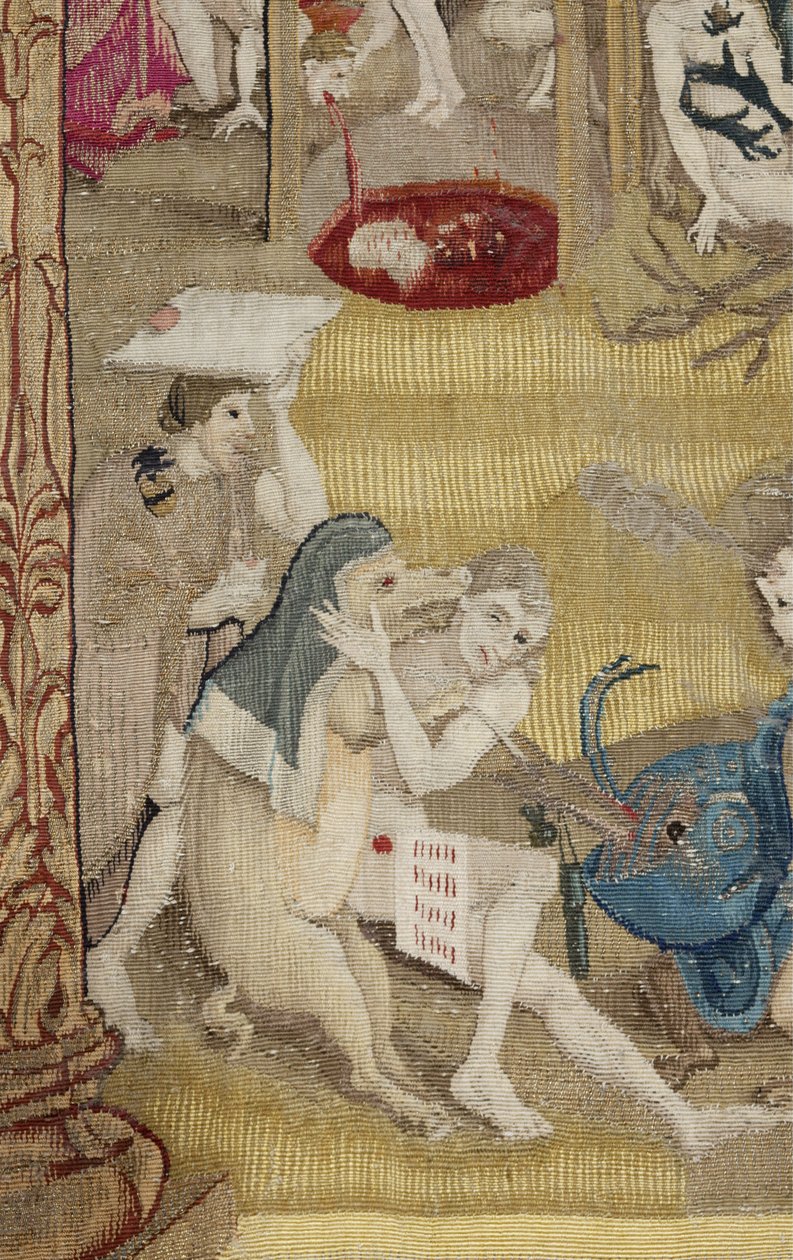 A földi gyönyörök kertje. kb. 1560 (szőttes) alkotó: Hieronymus (after) Bosch
