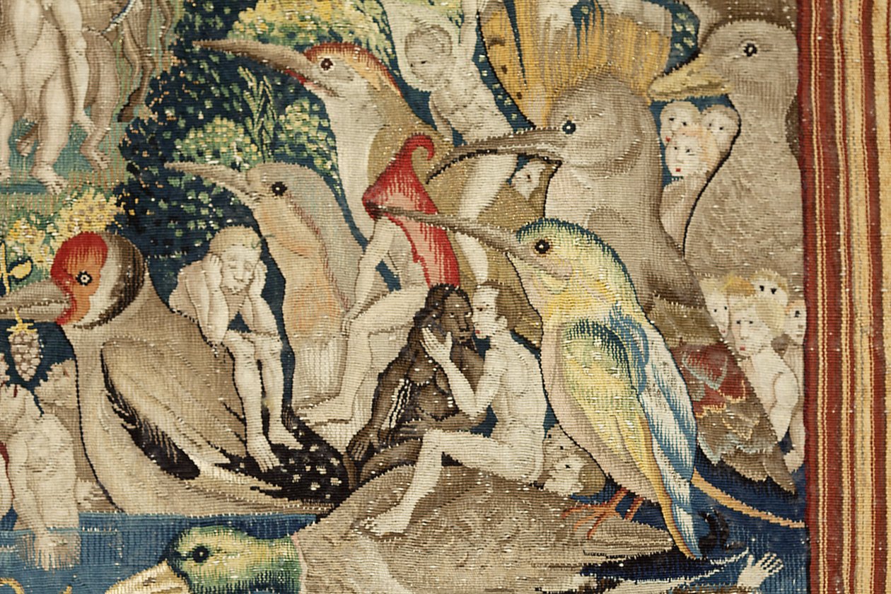A földi gyönyörök kertje. kb. 1560 (szőttes) alkotó: Hieronymus (after) Bosch