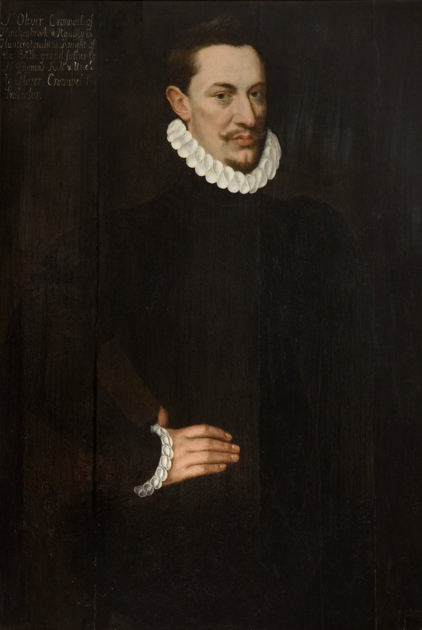 Sir Oliver Cromwell, 1580 körül (olaj, panel) alkotó: Hieronymus (circle of) Custodis
