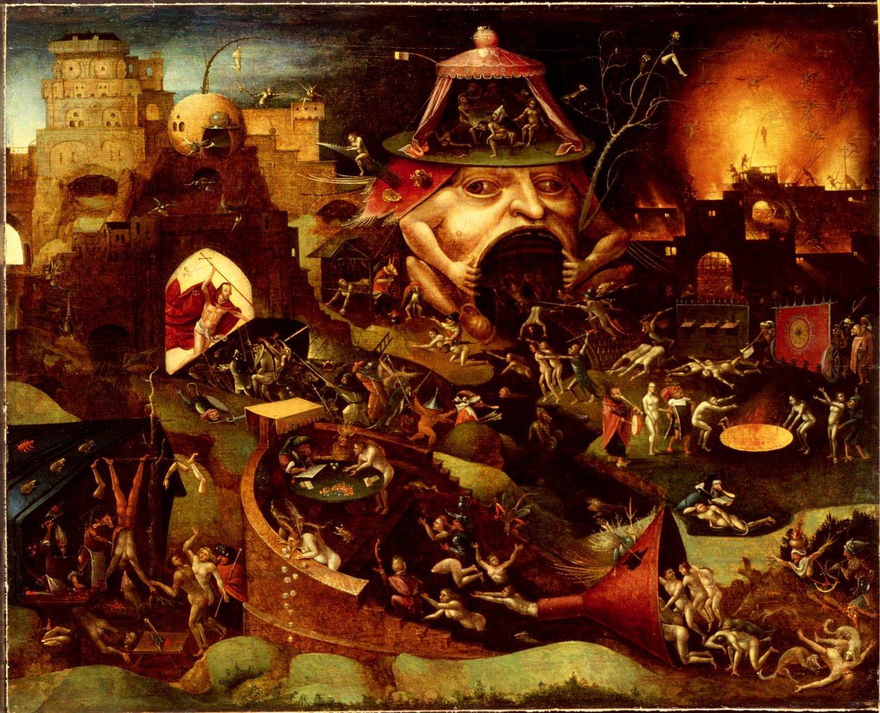 Krisztus Limbóban, c. 1575 (olaj, fa) alkotó: Hieronymus (follower of) Bosch