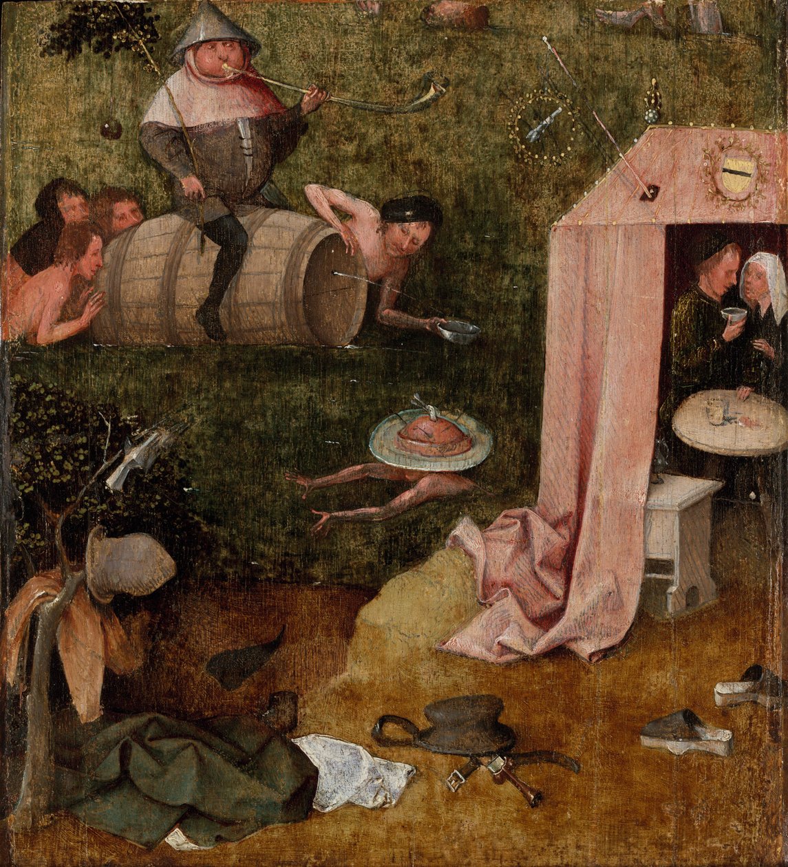 A gátlástalanság allegóriája, 1495-1500 körül (olaj, panel) alkotó: Hieronymus Bosch