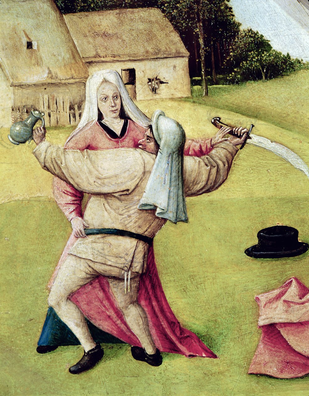 Harag, részlet a „A hét halálos bűn és a négy utolsó dolog táblázatából”, 1480 körül alkotó: Hieronymus Bosch