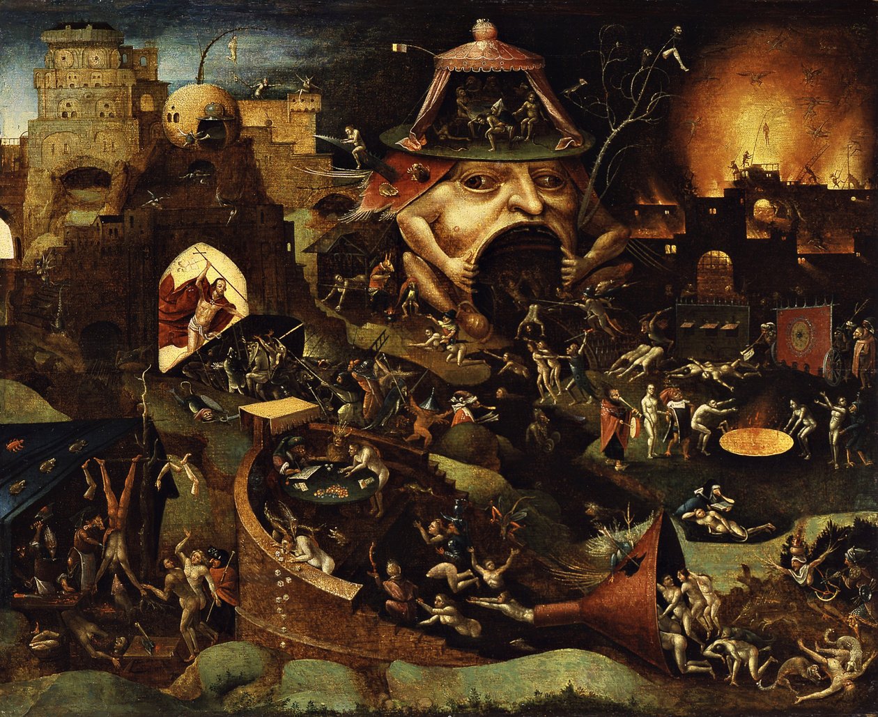 Christ In Limbo (olaj, fa) alkotó: Hieronymus Bosch