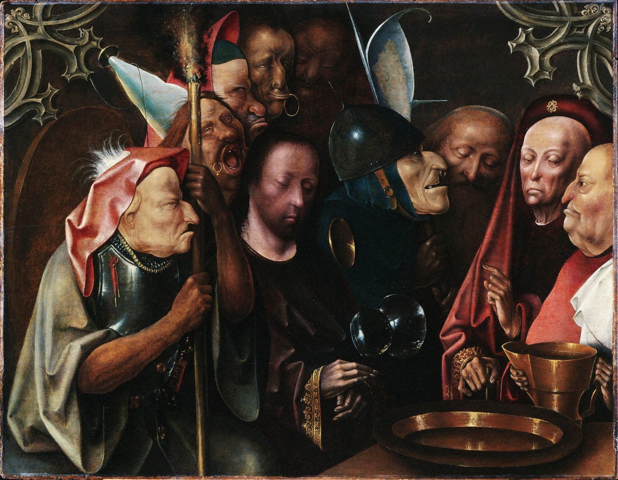 Krisztus Pontius Pilátus előtt alkotó: Hieronymus Bosch