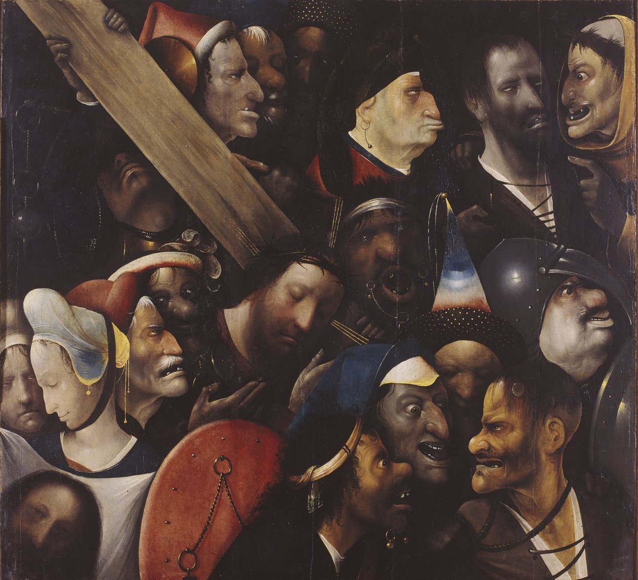 A keresztet hordozó Krisztus, 1515-1516 alkotó: Hieronymus Bosch