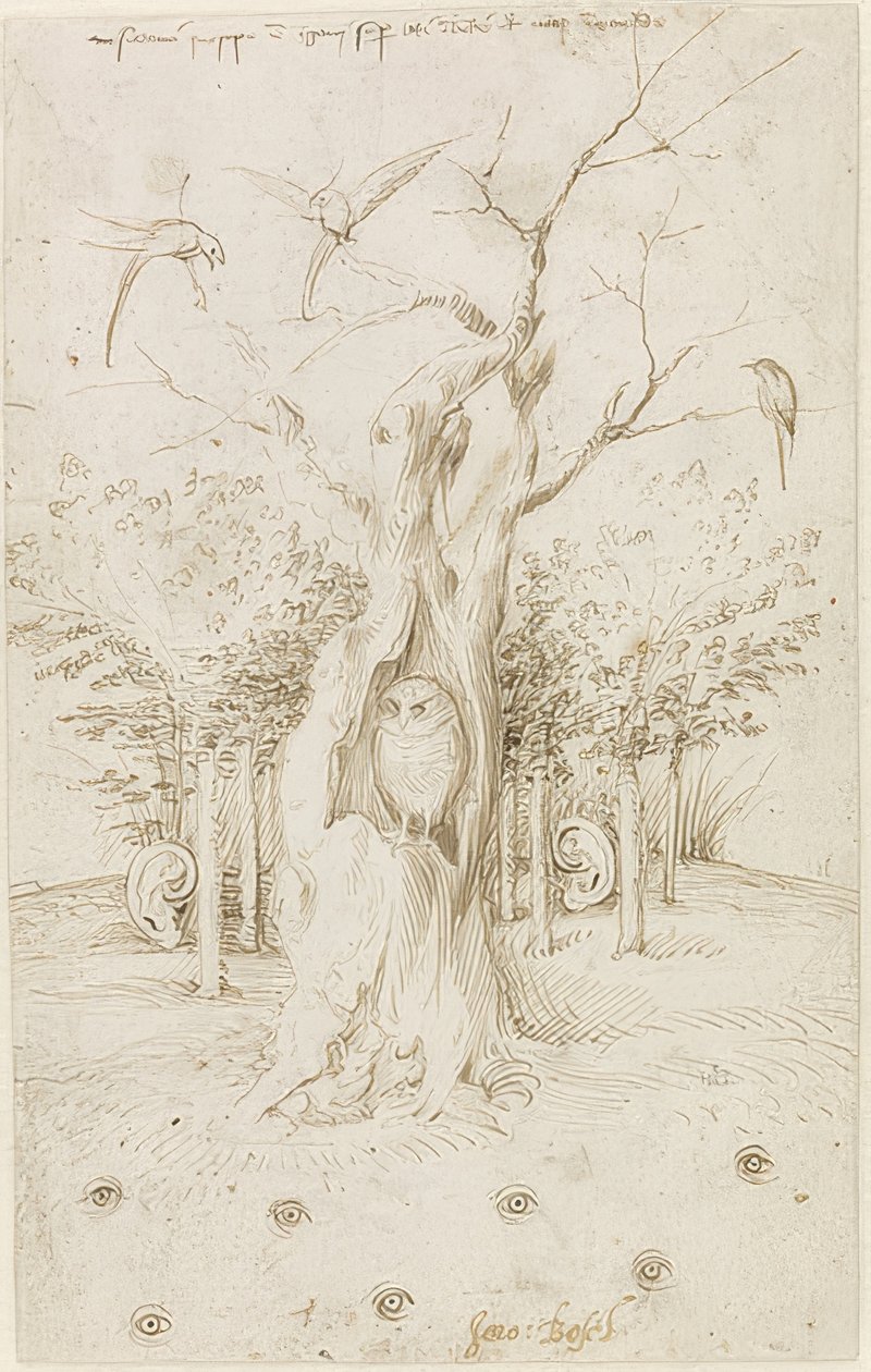 A mezőnek szeme van, az erdőnek füle alkotó: Hieronymus Bosch