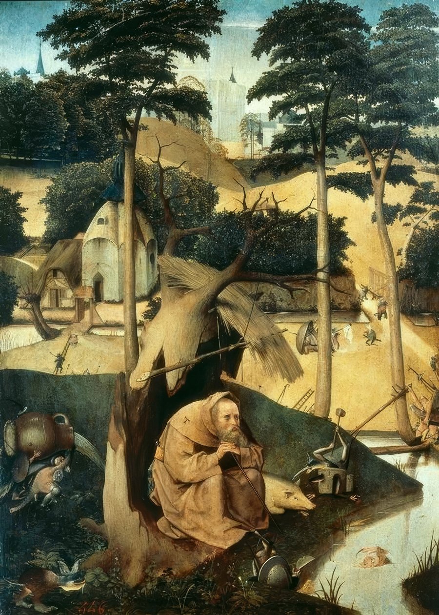 Szent Antal kísértése alkotó: Hieronymus Bosch