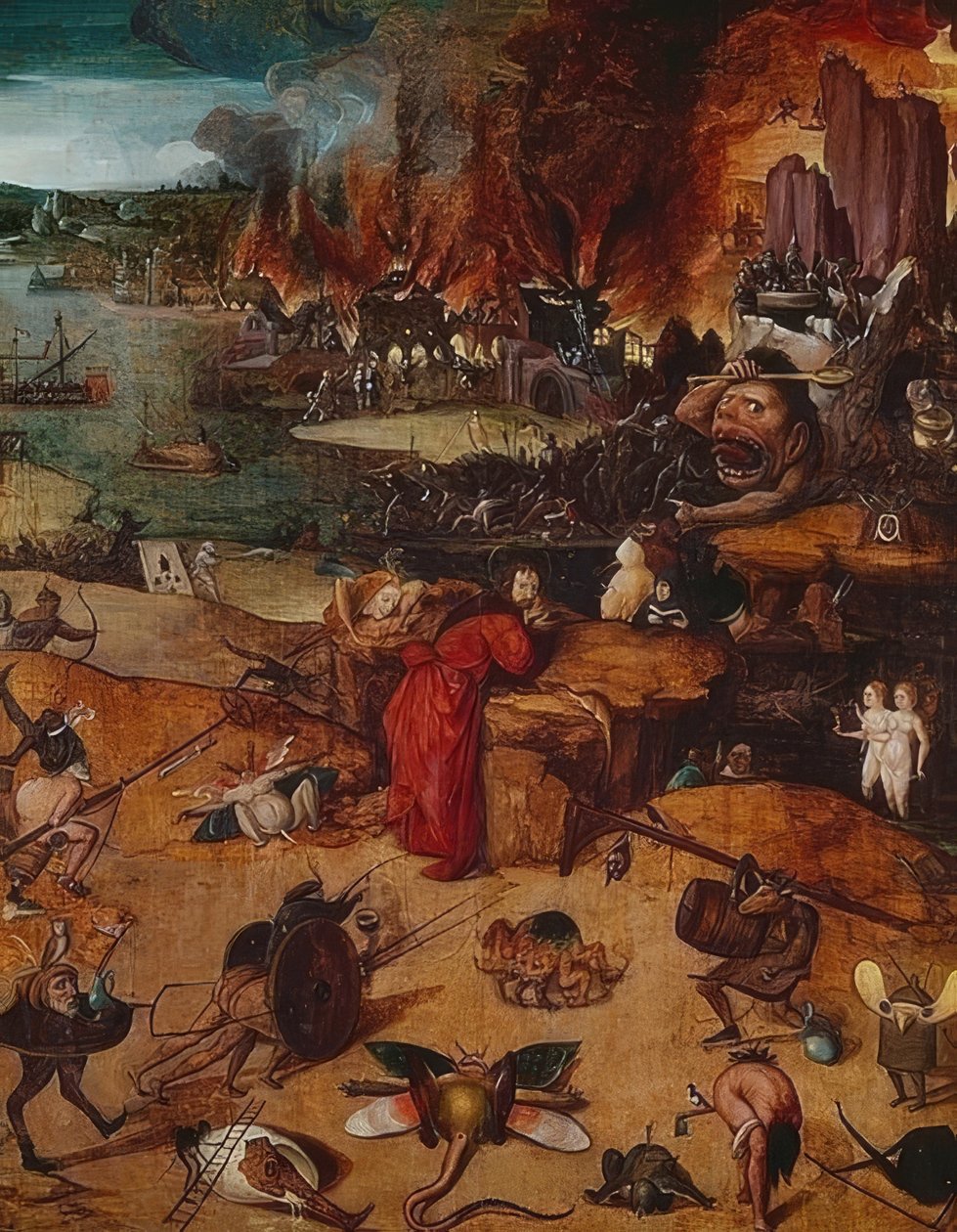 Szent Antal kísértése alkotó: Hieronymus Bosch