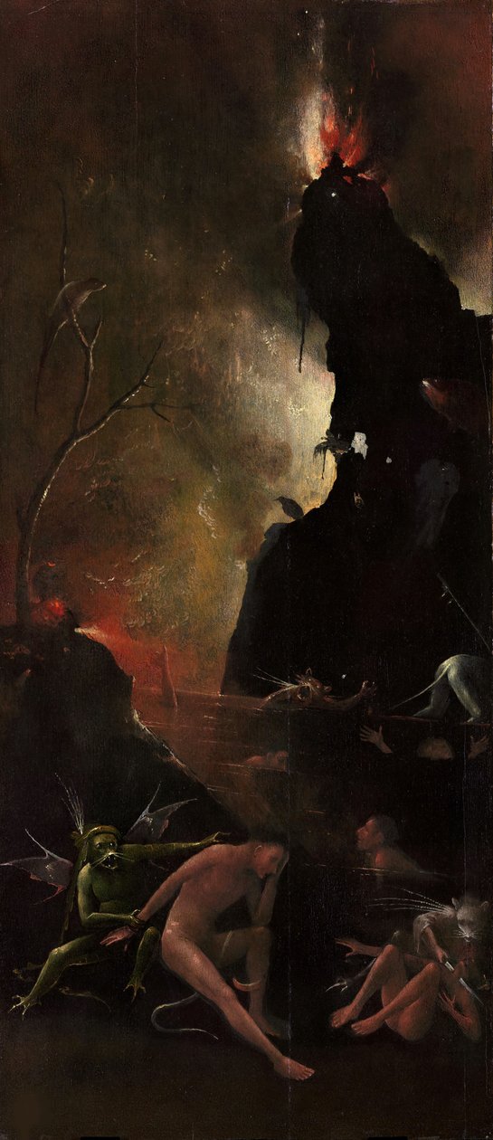 Négy látomás a túlvilágról, kb. 1490-1510. alkotó: Hieronymus Bosch