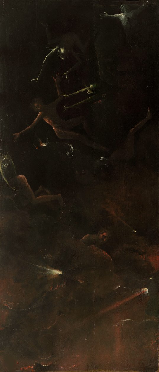 Négy látás a Heakerter-ről, CA 1490-1510. alkotó: Hieronymus Bosch