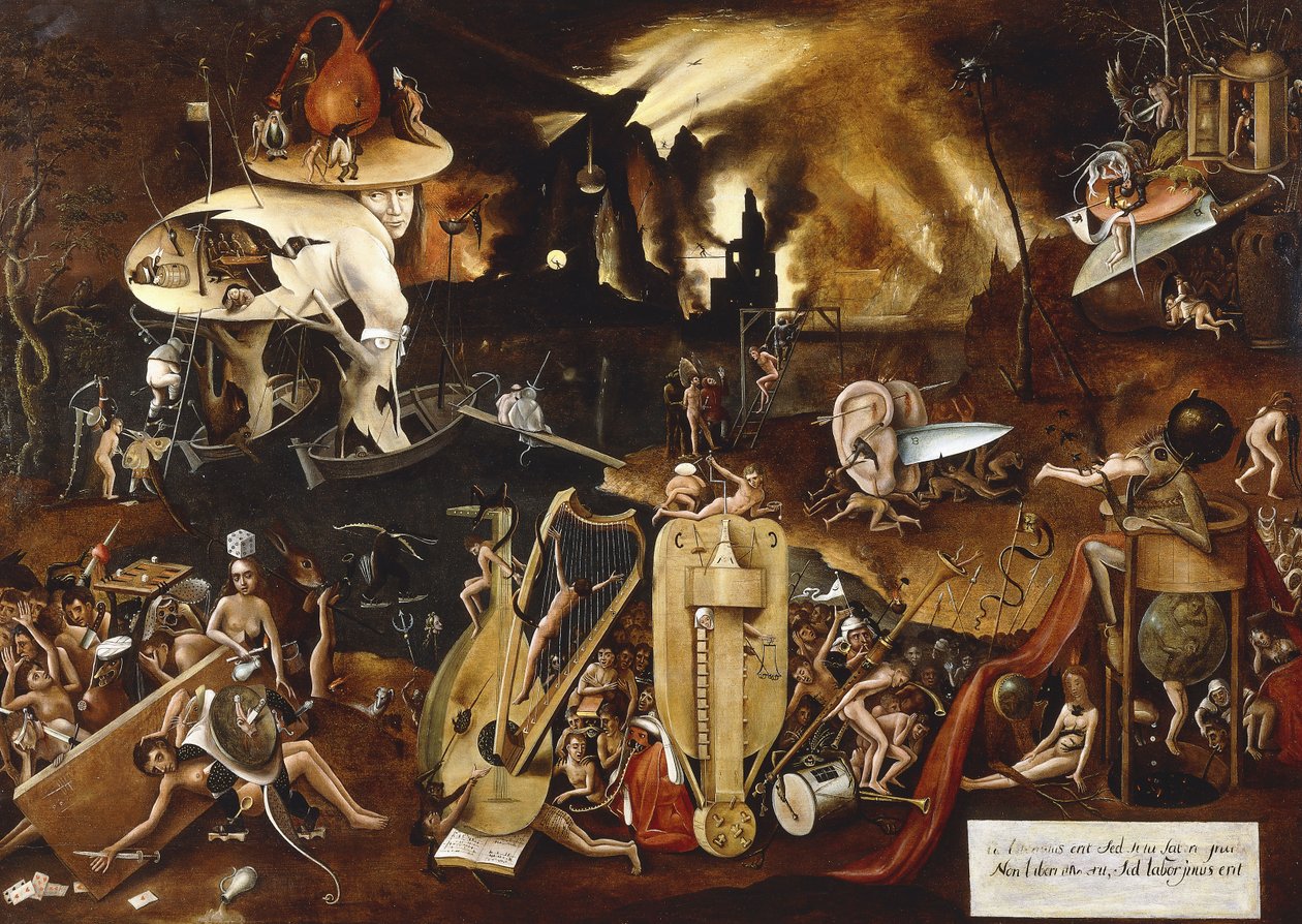 Pokol, alkotó: Hieronymus Bosch