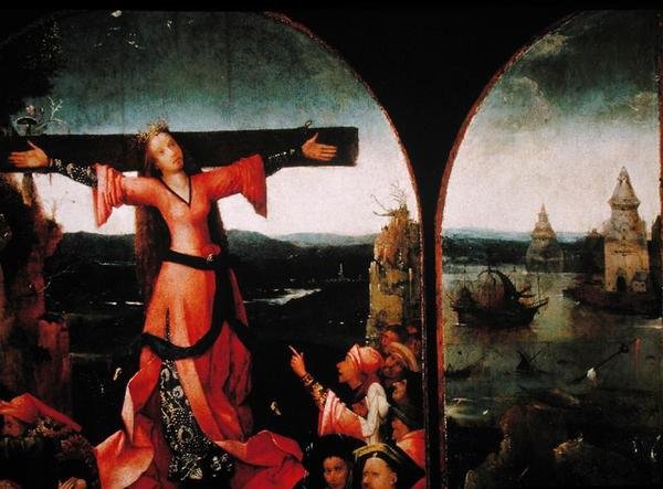 Szent Liberata triptichon (olaj, tábla) (165417 részlete) alkotó: Hieronymus Bosch