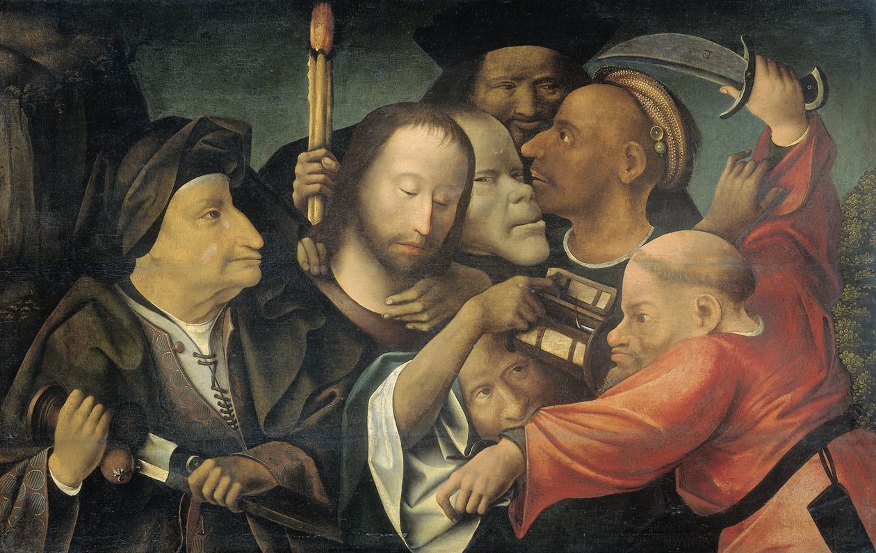 Krisztus letartóztatása c. 1530-50 alkotó: Hieronymus Bosch