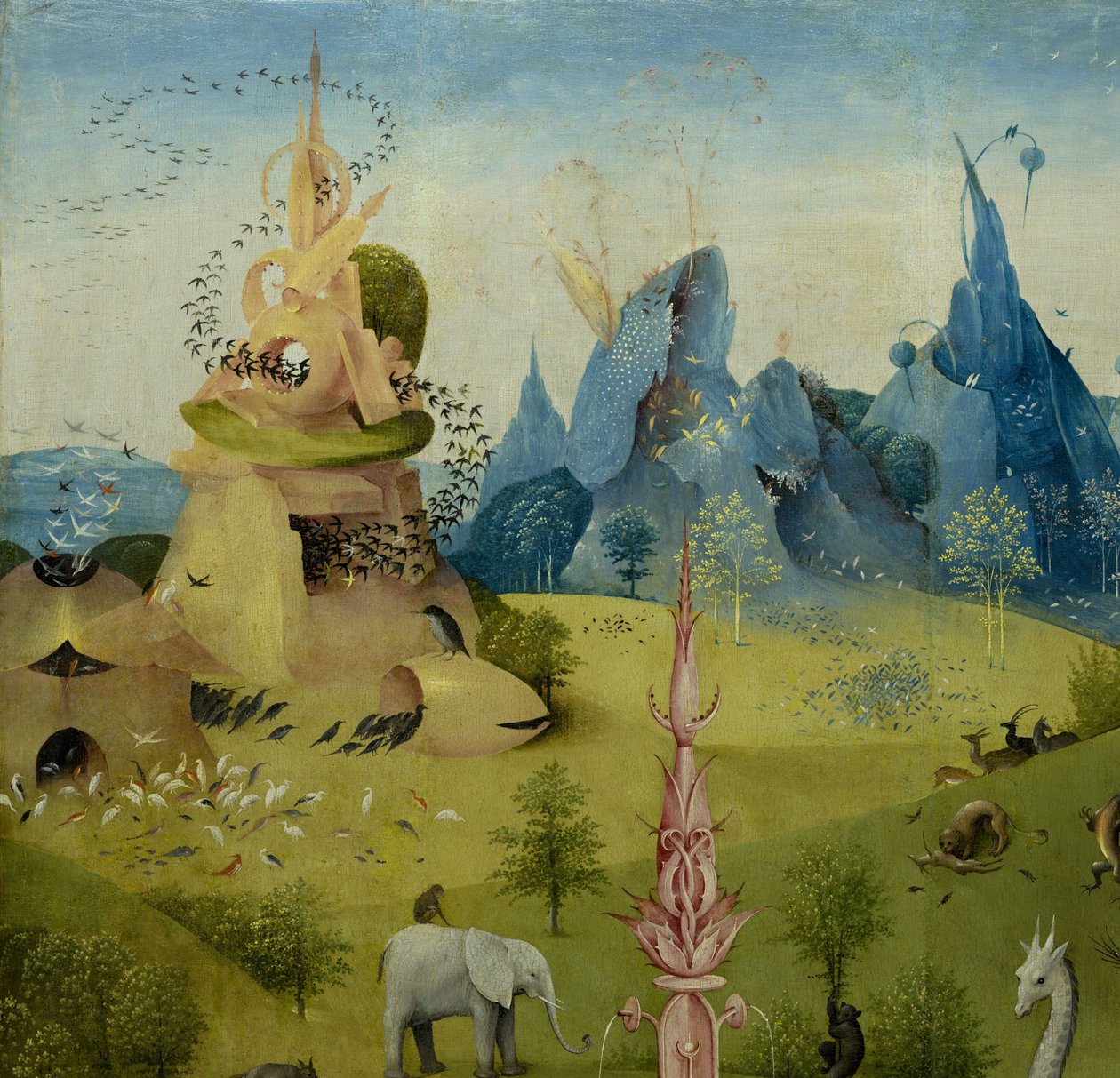 A földi gyönyörök kertje, 1490-1500 alkotó: Hieronymus Bosch
