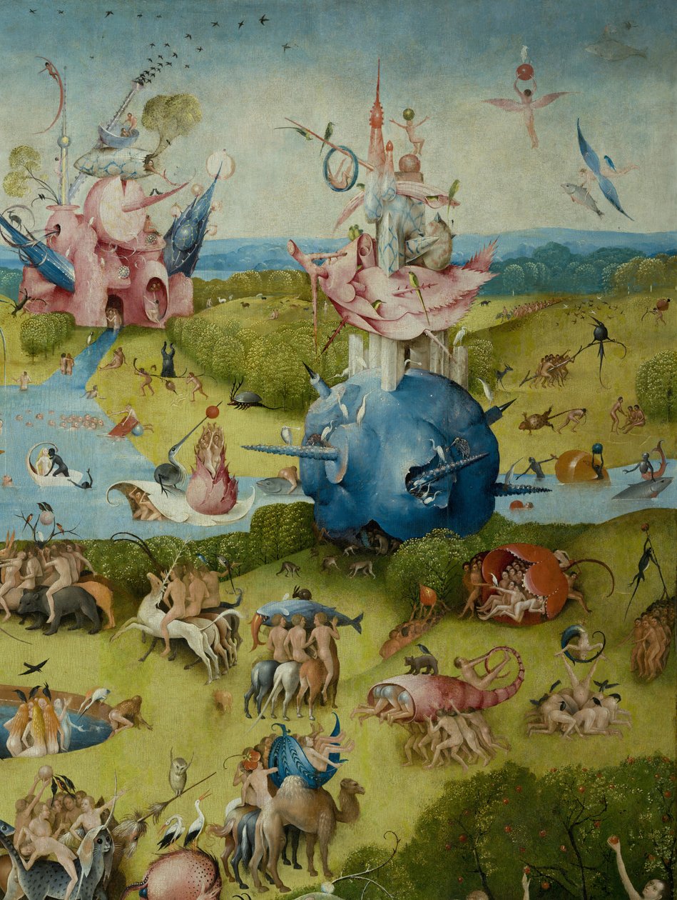 A földi gyönyörök kertje, 1490-1500 alkotó: Hieronymus Bosch