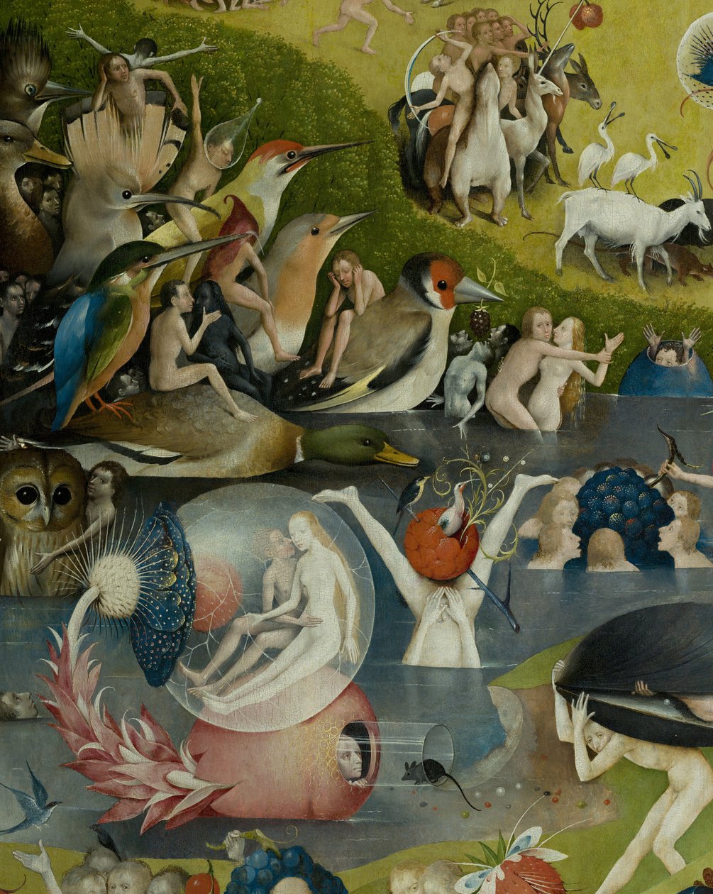 A földi gyönyörök kertje, 1490-1500 alkotó: Hieronymus Bosch