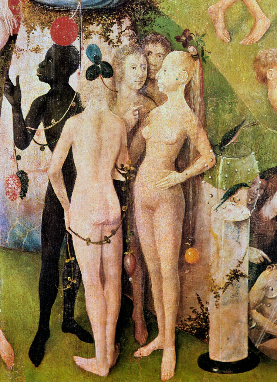 A Földi örömök kertje A középső panel részlete, c. 1500 alkotó: Hieronymus Bosch