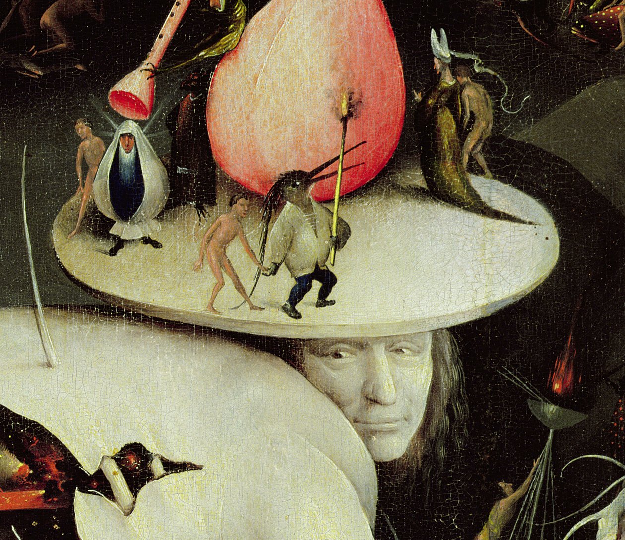 A Földi örömök kertje, 1500 körül (3425 részlet) alkotó: Hieronymus Bosch
