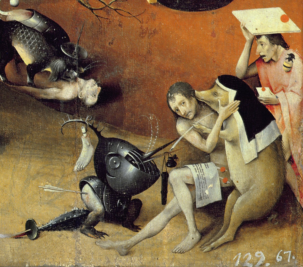 A Földi örömök kertje, 1500 körül (3425 részlet) alkotó: Hieronymus Bosch