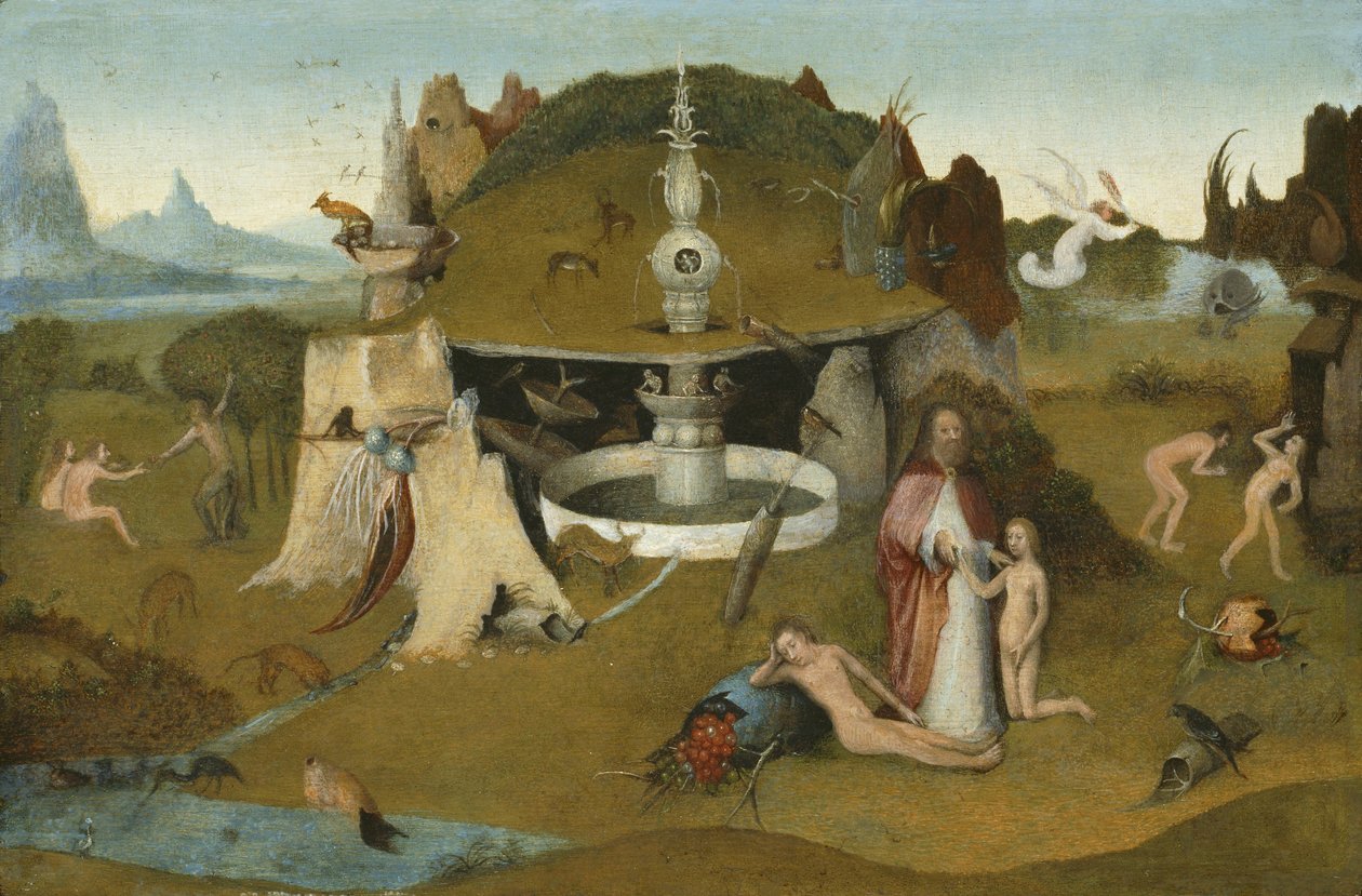 A Paradicsom kertje, 1510-20 alkotó: Hieronymus Bosch