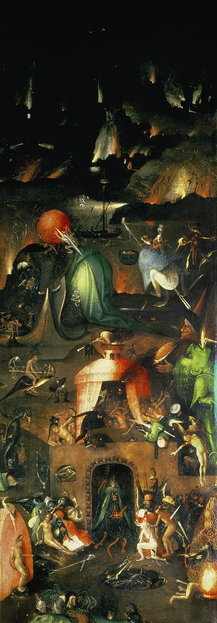 Az utolsó ítélet (oltárkép): A jobbszárny belseje alkotó: Hieronymus Bosch