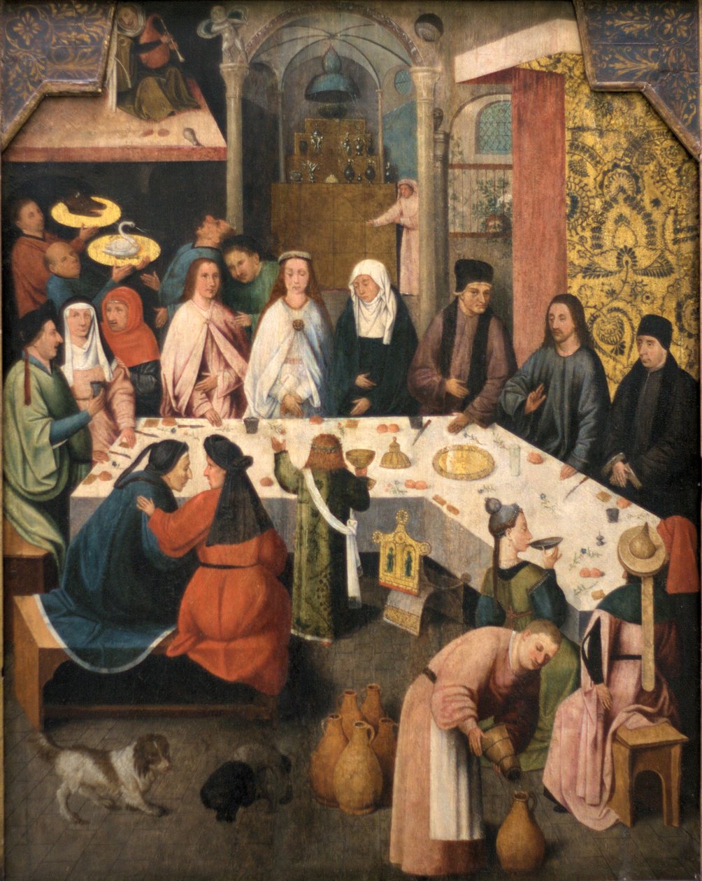 Házassági lakoma Kánában, kb. 1550-1565 alkotó: Hieronymus Bosch
