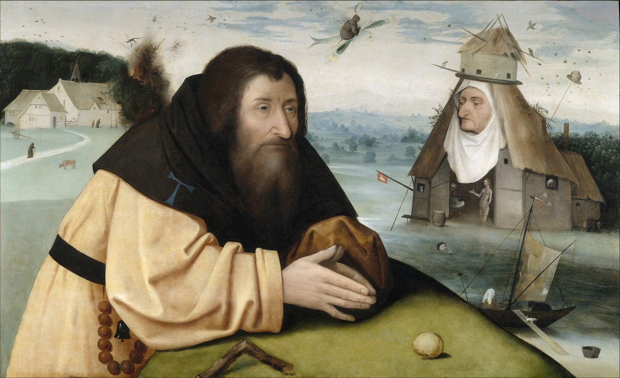 Szent Antal megkísértése, 1500 és 1510 között alkotó: Hieronymus Bosch