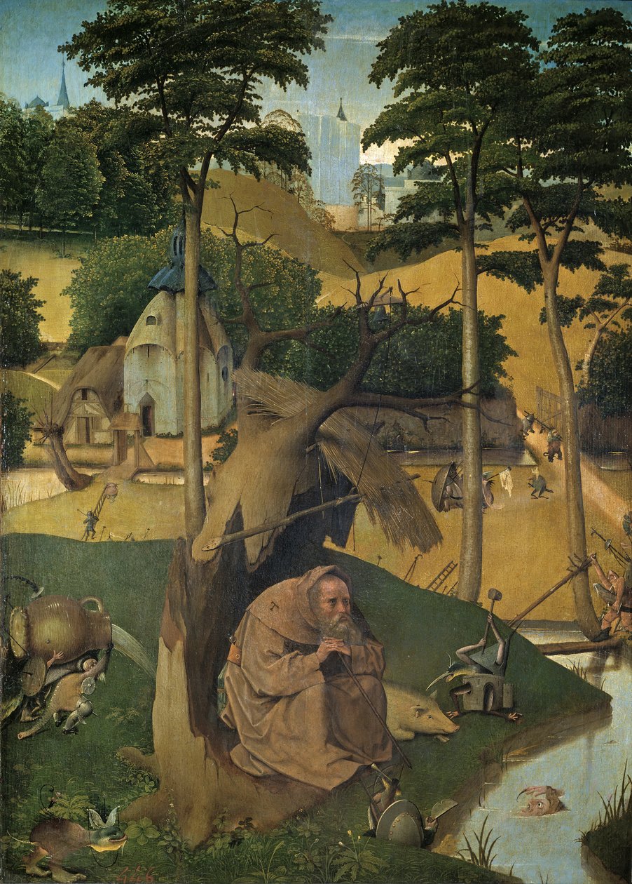 Szent Antal megkísértése, c. 1490 alkotó: Hieronymus Bosch