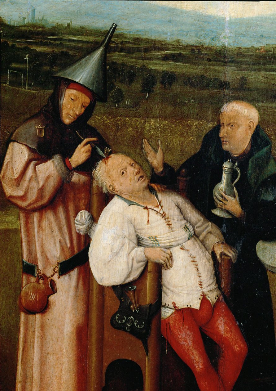 A bolondság gyógymódja ... alkotó: Hieronymus Bosch