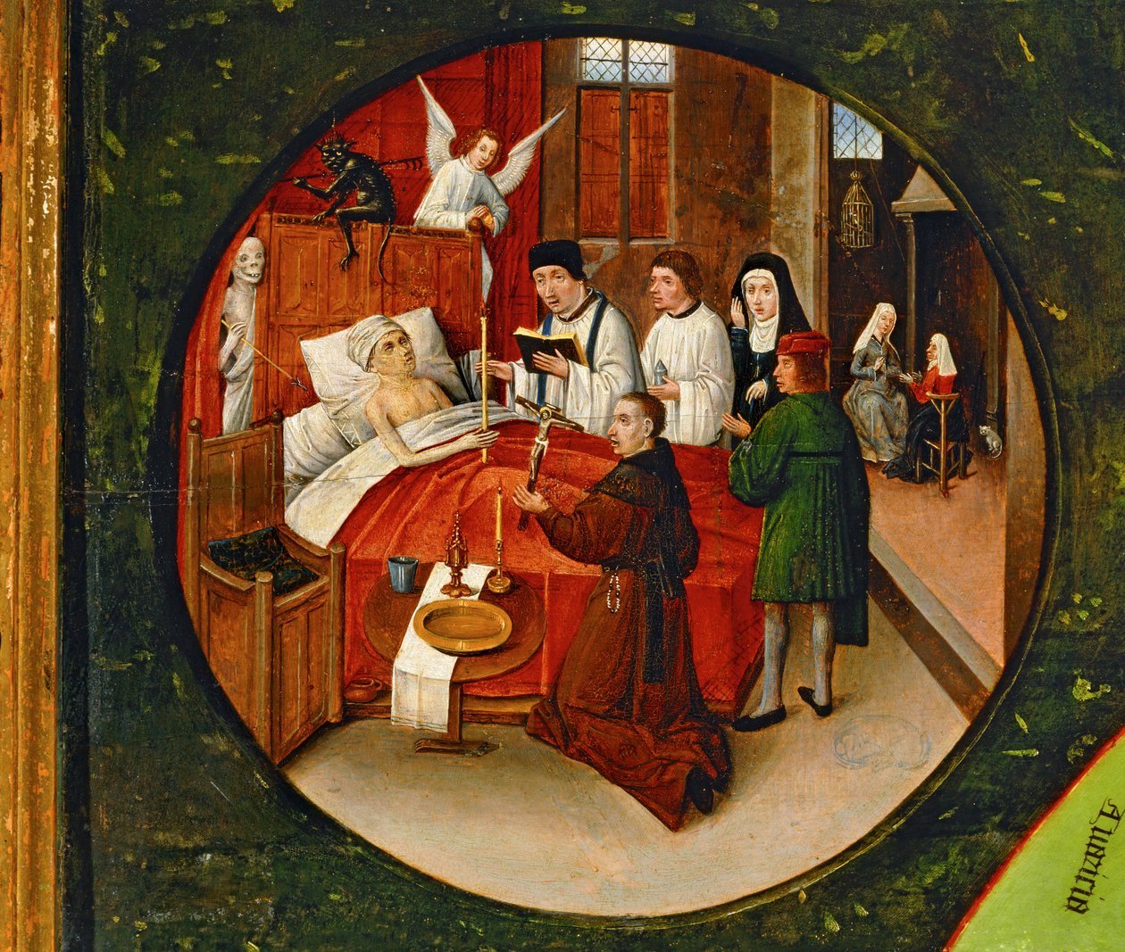 A hét halálos bűn táblázata ... alkotó: Hieronymus Bosch