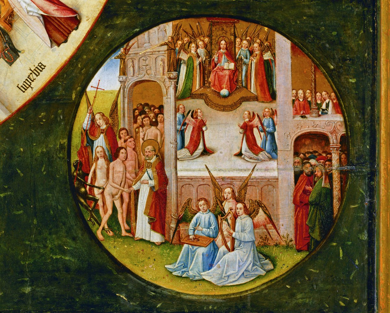 A hét halálos bűn táblázata ... alkotó: Hieronymus Bosch