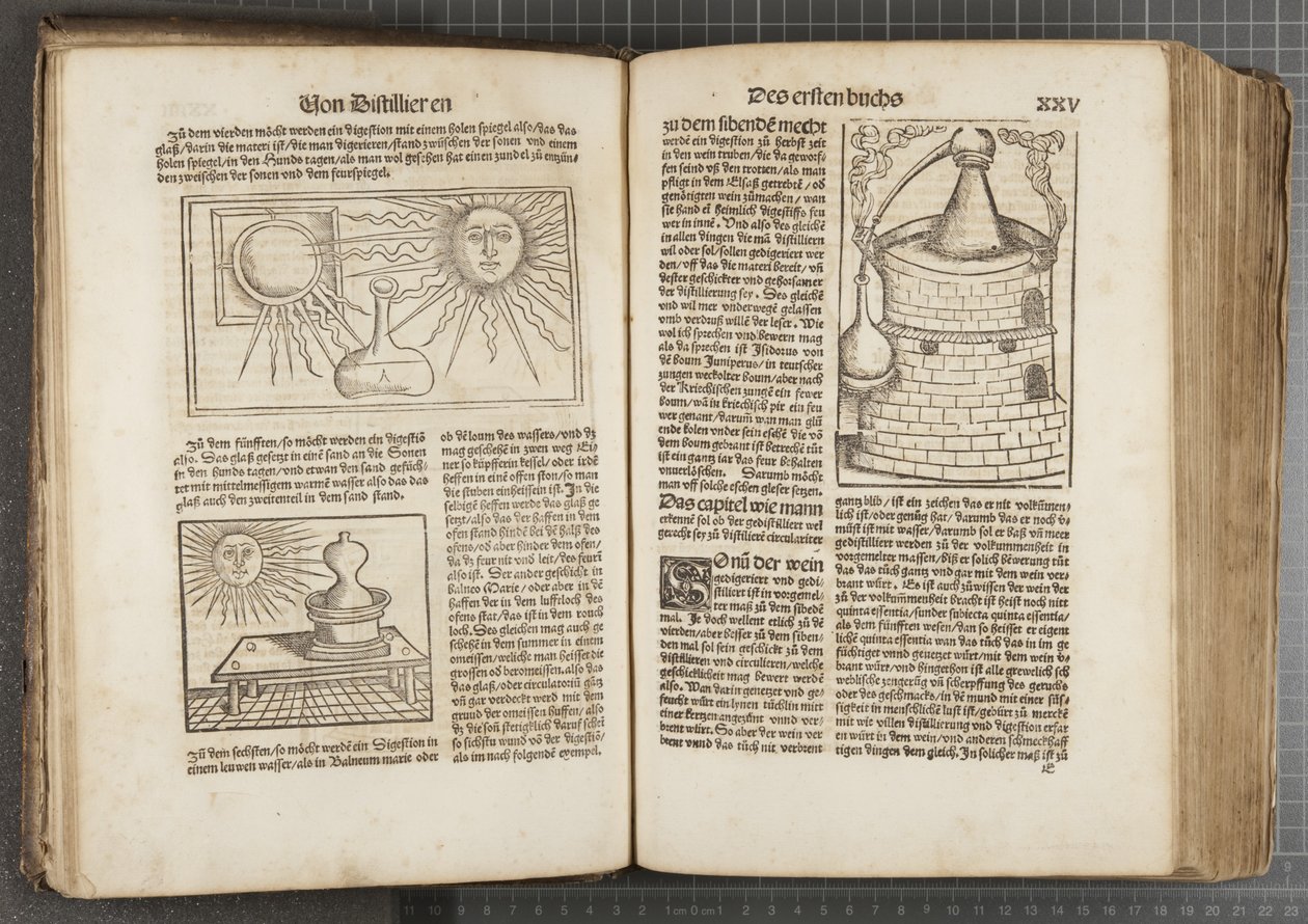 A könyv lepárlása alkotó: Hieronymus Brunschwig