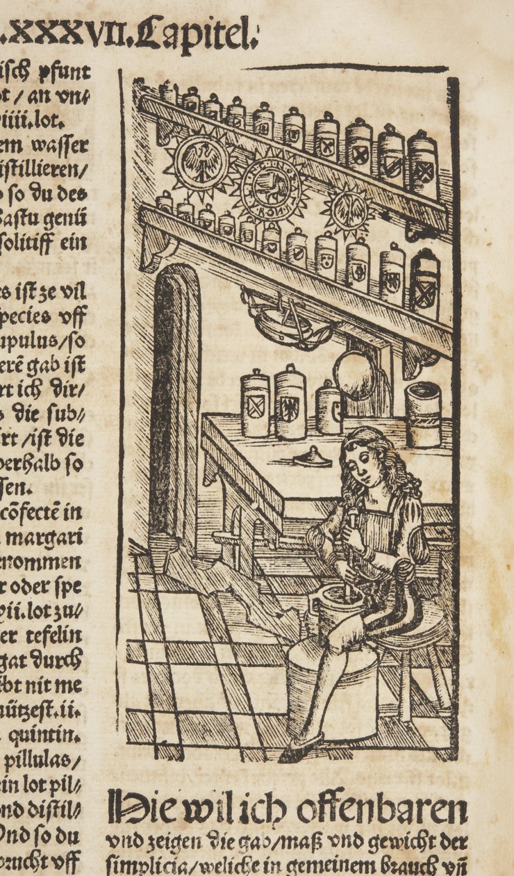 A könyv lepárlása alkotó: Hieronymus Brunschwig