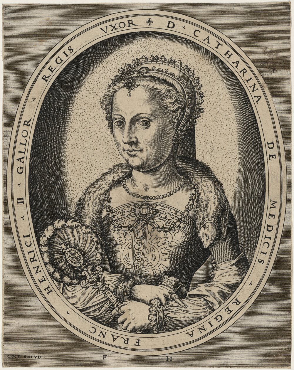 Medici Katalin, II. Henrik francia király felesége alkotó: Hieronymus Cock