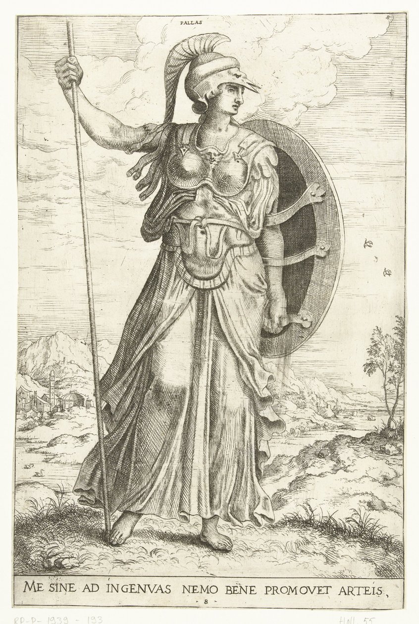 Minerva alkotó: Hieronymus Cock