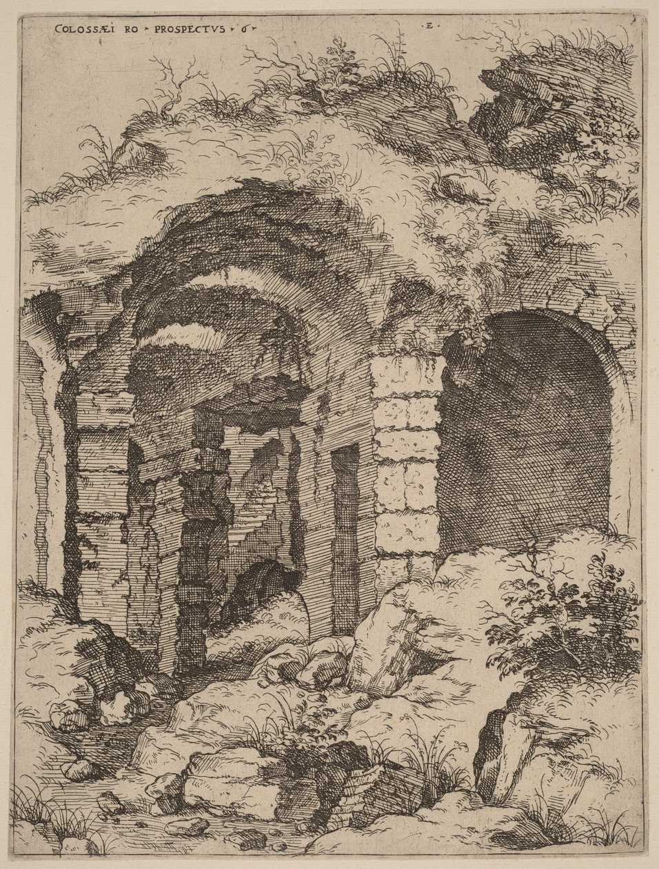 A Colosseum hatodik képe alkotó: Hieronymus Cock