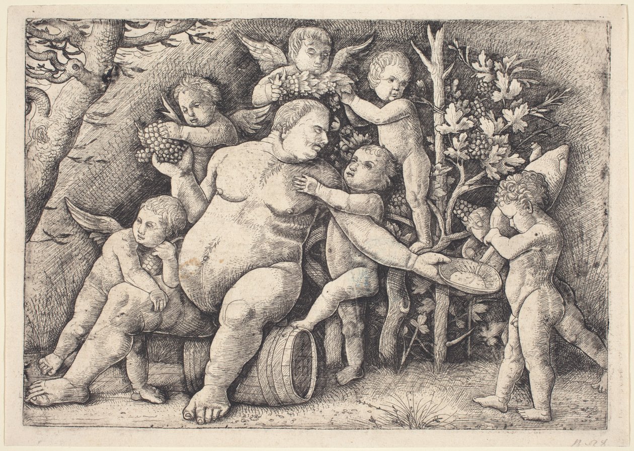 Silenus alkotó: Hieronymus Hopfer after Andrea Mantegna