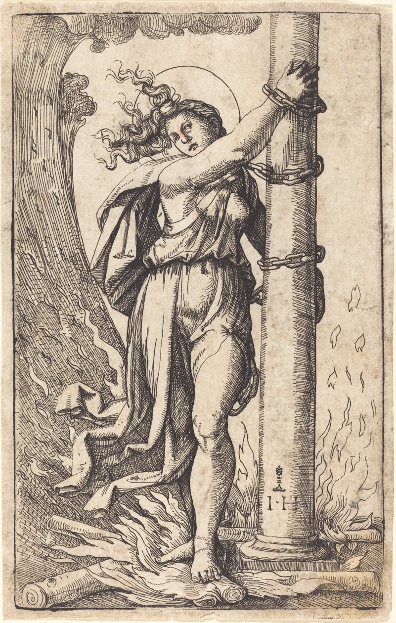Bátorság alkotó: Hieronymus Hopfer after Marcantonio Raimondi