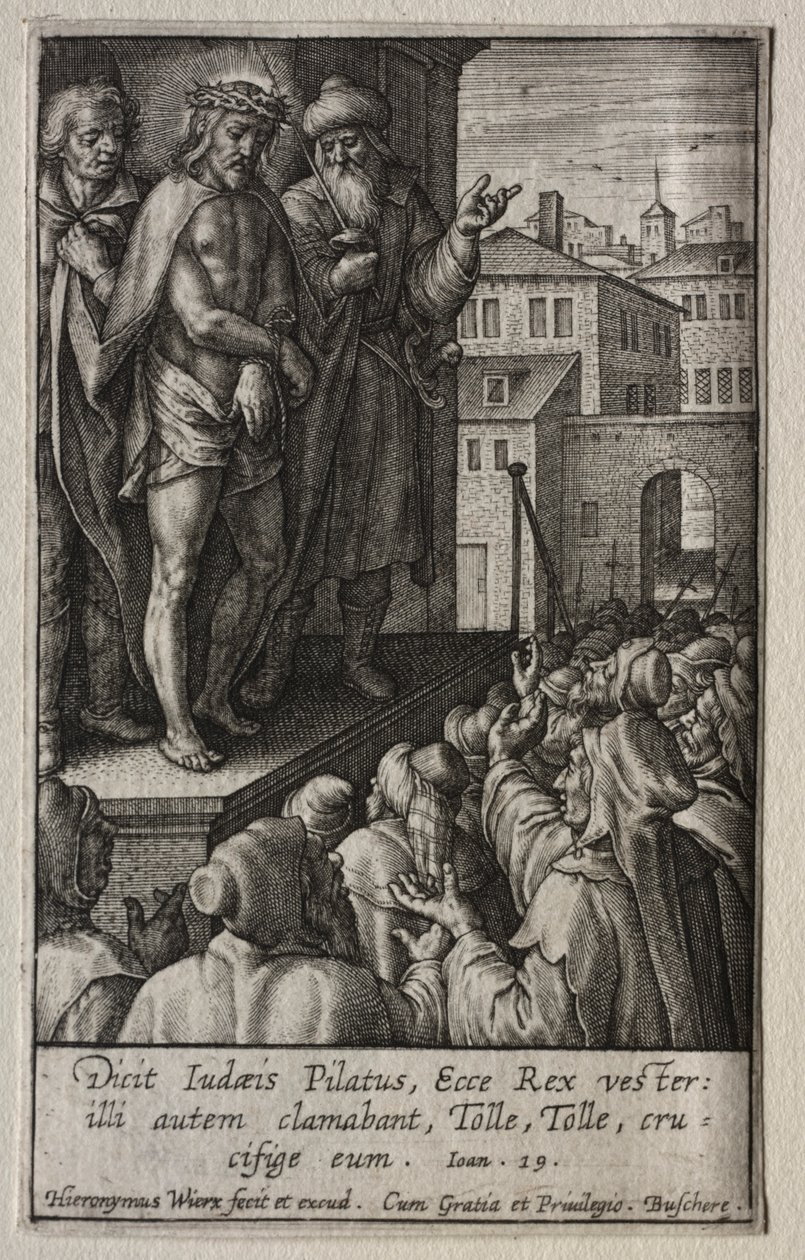 A szenvedély: Ecce Homo alkotó: Hieronymus Wierix