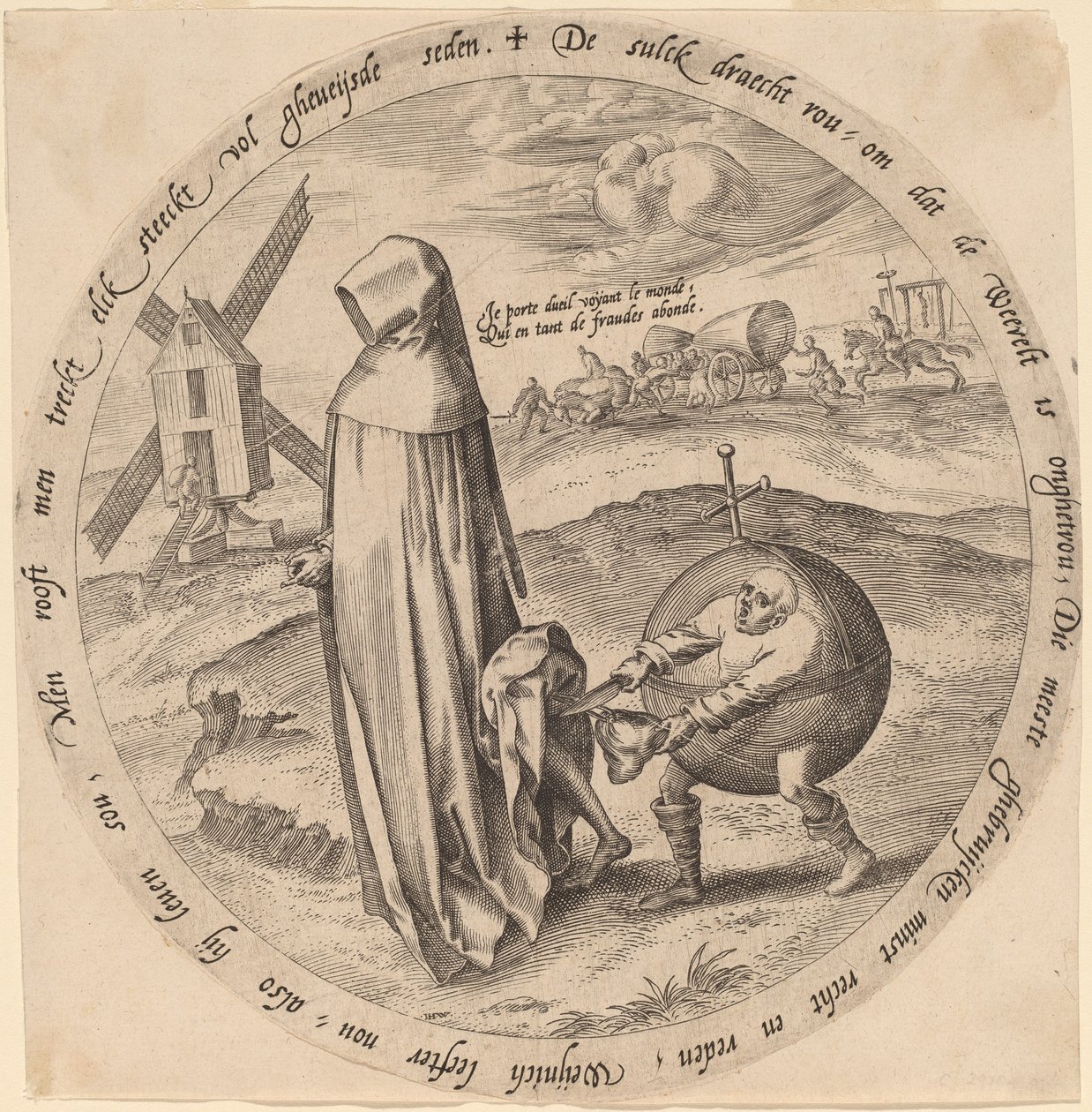 A világ által kirabolt mizantróp alkotó: Hieronymus Wierix after Pieter Bruegel the Elder